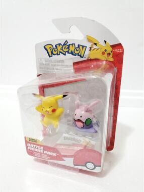 Pokemon Battle Figure Pikachu & Goomy 3-Inch Mini Figure 2-Pack
